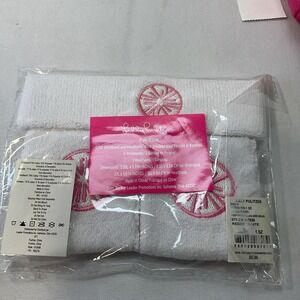 Lilly Pulitzer 2 White Wristband and Headband  Pickleball Tennis Set